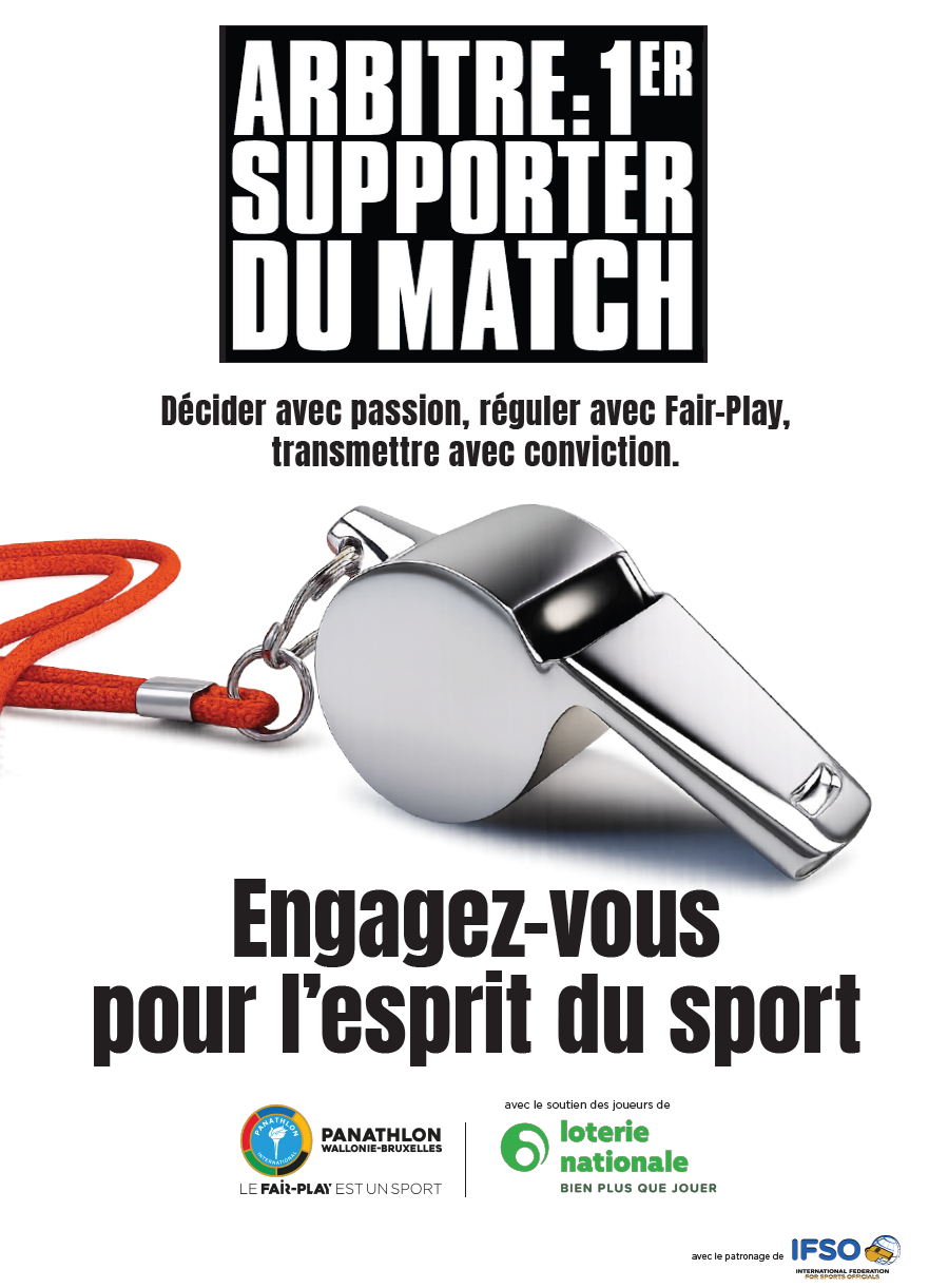 Image de couverture : Arbitre, 1er Supporter du Match : le VC Libramont s’engage