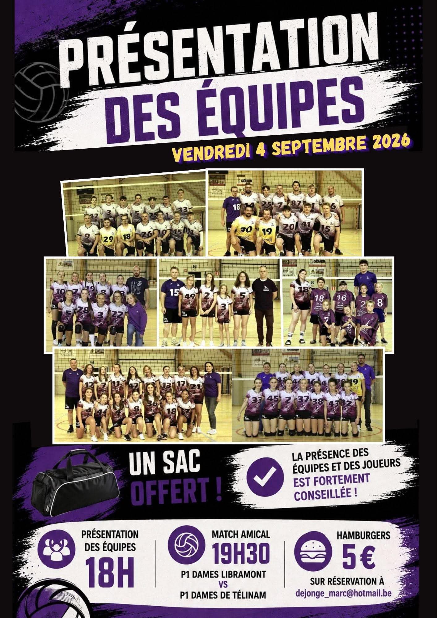 Image de couverture : Soirée de présentation des équipes 2026-2027